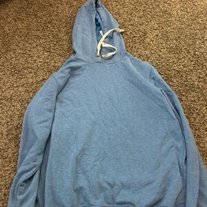 Blue hoodie